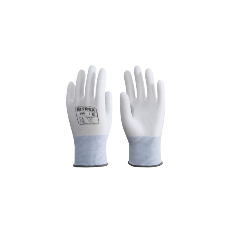 Gants de propreté tricotés NITREX taille 7 - Lot de 10
