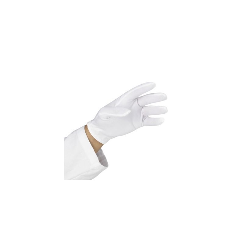 Gants de propreté coton lycra NITREX taille 7 - Lot de 10