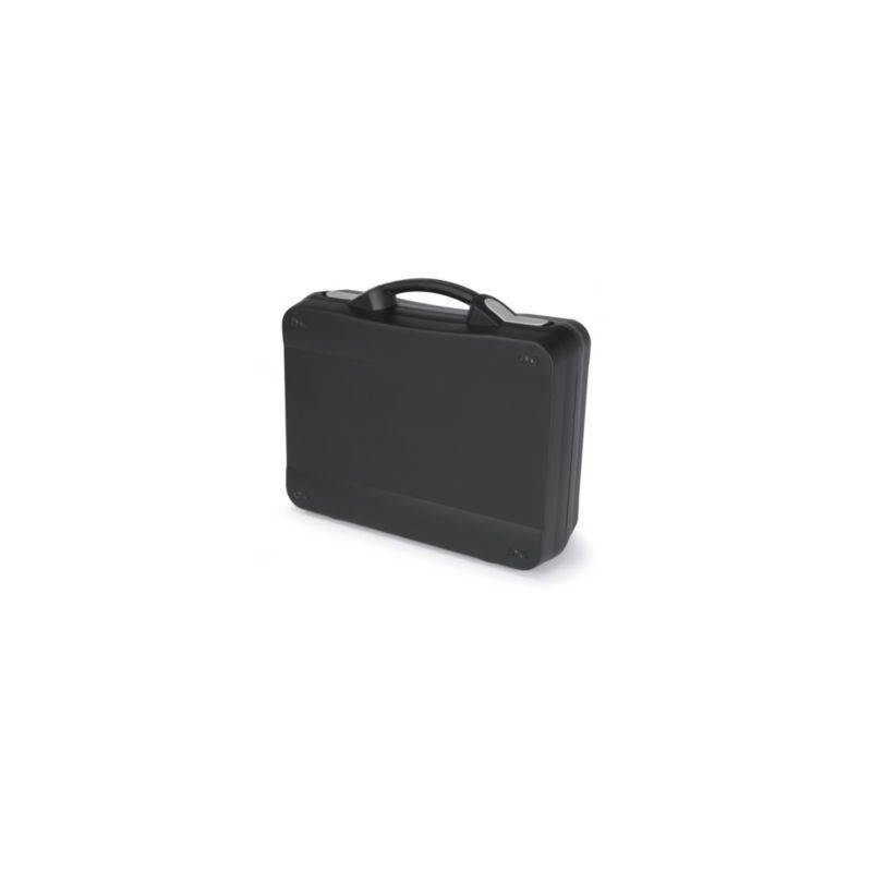 Mallette plastique noir 95% recyclé grand capacité 441x310x130 mm - Lot de 4