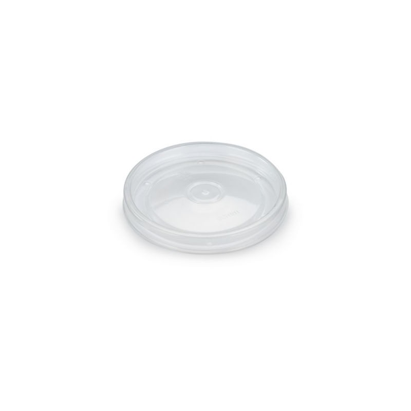 Couvercle plastique transparent pour pot carton RAJA 240 et 360 cc - Paquet de 1000