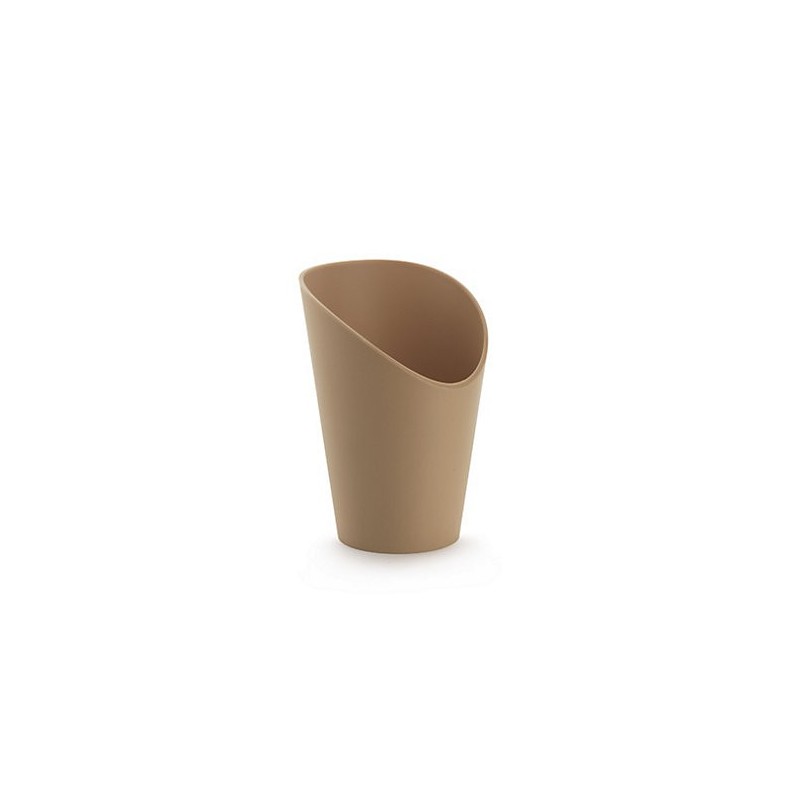 Pot wrap frites PP 12cm beige h120 ø82 - colis de 120 pot wrap frites