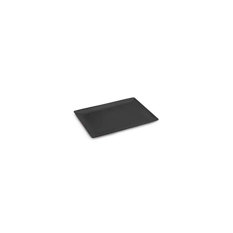 Plateau réutilisable noir PP 390x290x17mm - colis de 50 plateaux
