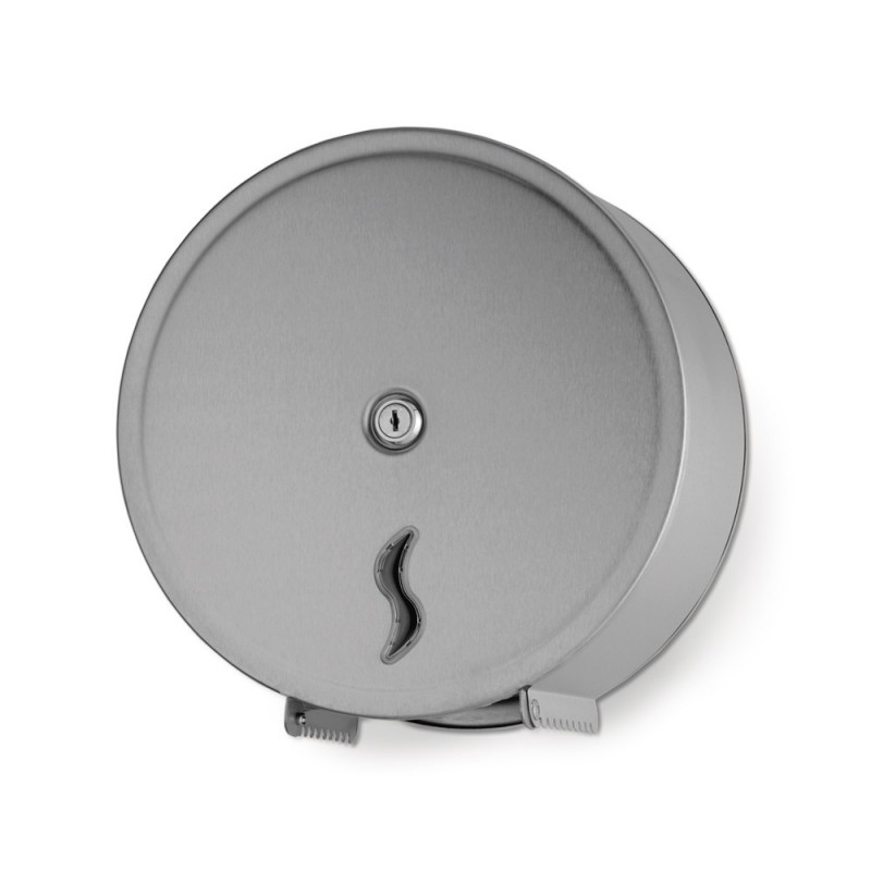 Distributeur papier toilette inox pour bobine mini