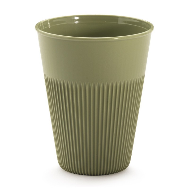 Gobelet en plastique vert réutilisable 36 cl