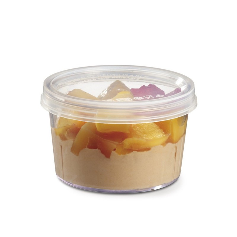 Pot entrée et dessert réutilisable 190 cc