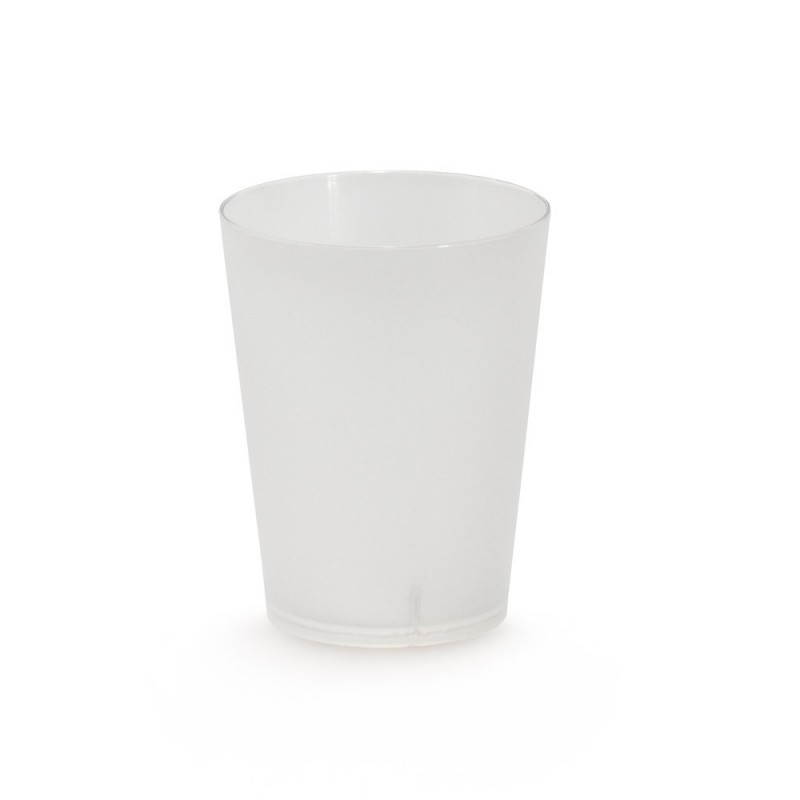 Gobelet en plastique givré réutilisable 11 cl