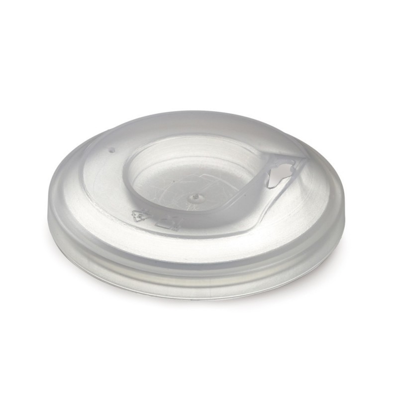 Couvercle pour gobelet en plastique givré réutilisable 33 cl