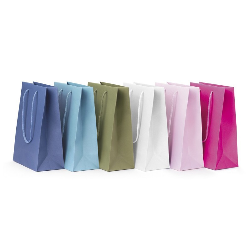 Sac kraft luxe à poignées papier kaki 55 x 45 x 15 cm