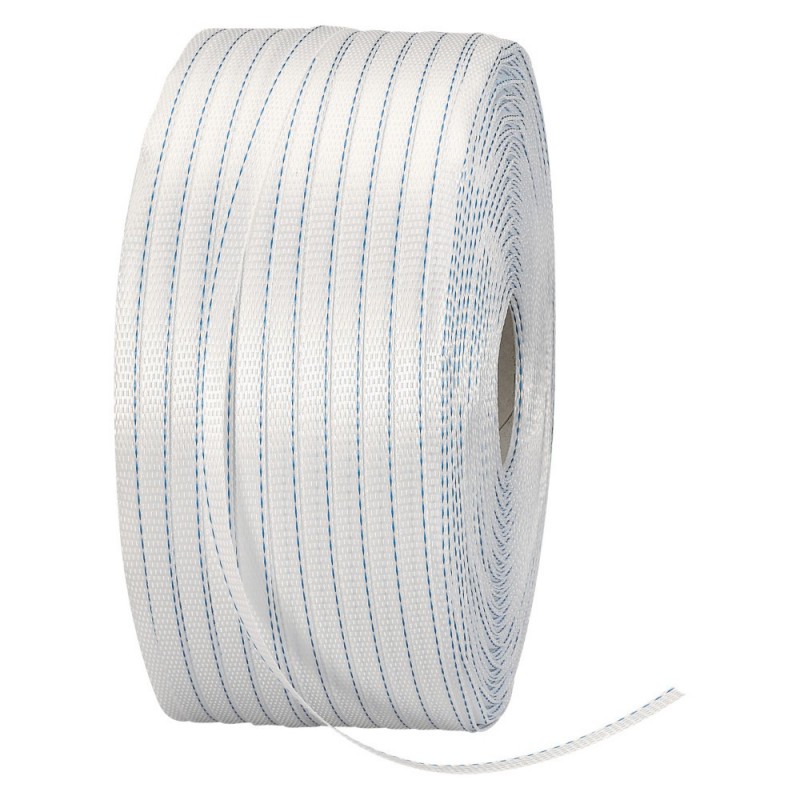 Feuillard textile tissé RAJA qualité standard 13 mm x 1100 m