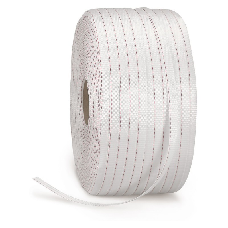 Feuillard textile tissé RAJA qualité renforcée 19 mm x 500 m