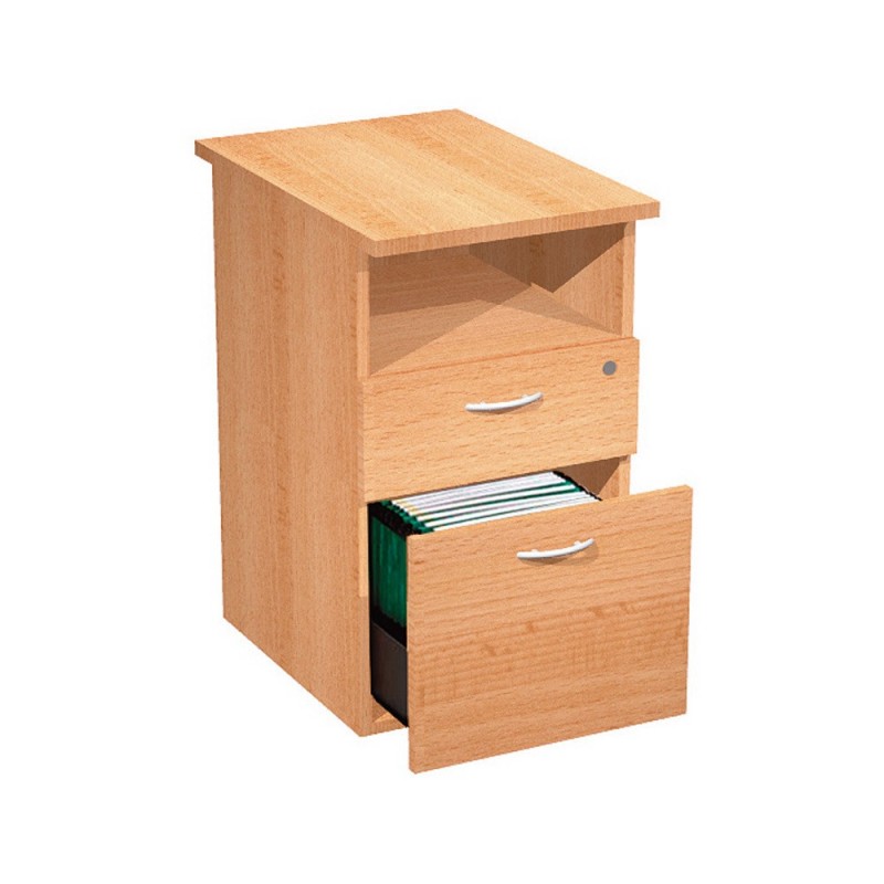 Caisson hauteur bureau Pronto - L.43 x P.80 x H.72 cm - Hêtre