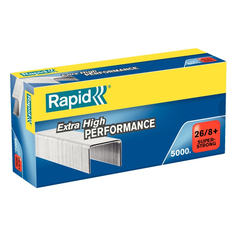 Rapid Agrafes  26/8+ Super Strong - Boîte de 5000