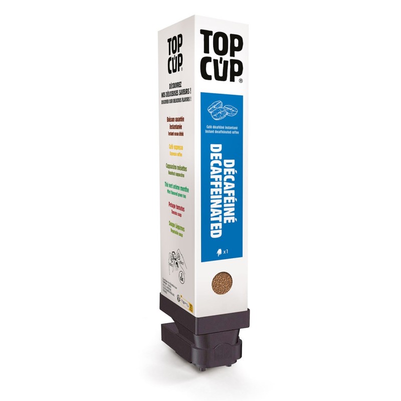 Top Cup Cartouche boisson instantanée - Café Décaféiné - 110 doses