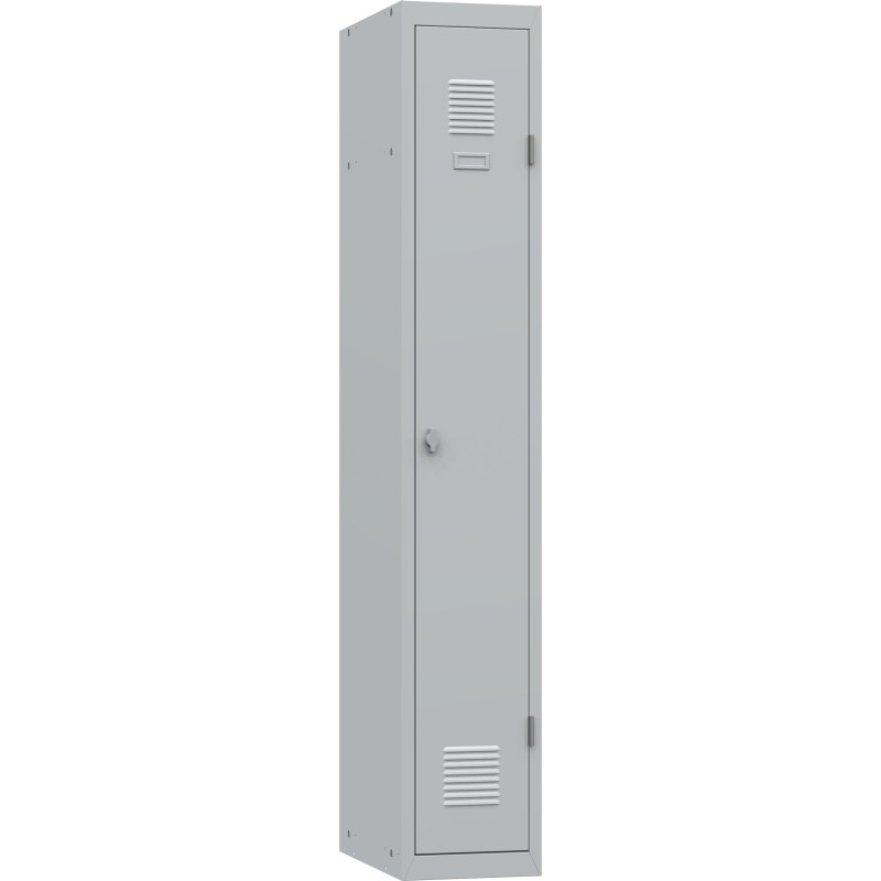 Vestiaire métal Budget industrie propre - Élément Départ L.30 cm - Corps Gris - Porte Gris