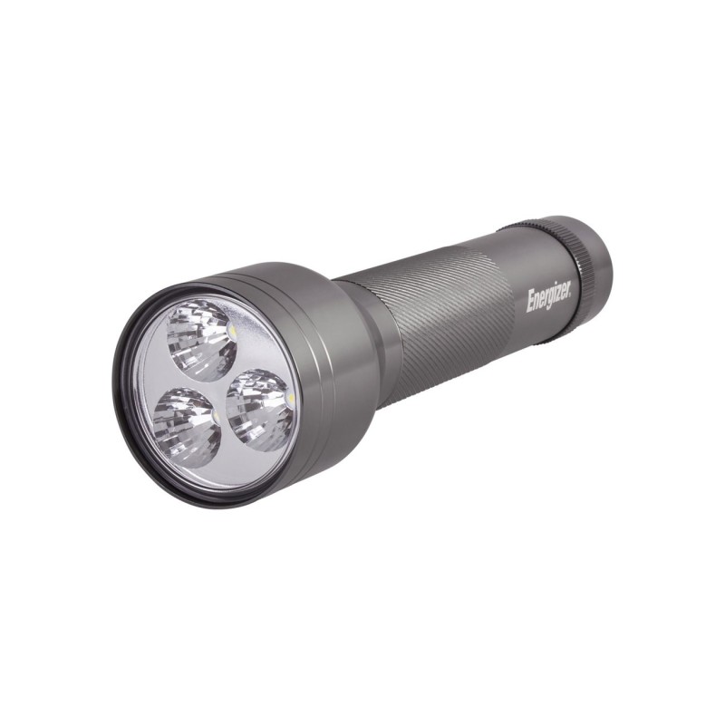 Energizer Lampe-torche métallique, à 3 LED, pile type D (2x), 65 m de portée