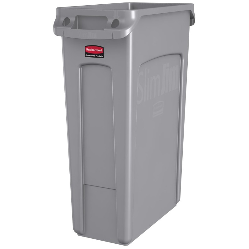 Rubbermaid Commercial Products Slim Jim collecteur déchets gris 87 litres
