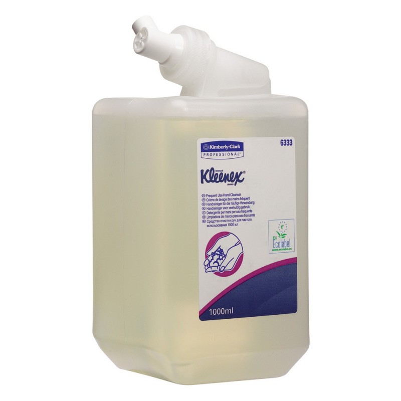 Kleenex® Usage fréquent savon liquide nettoyant pour mains cassette 1 l transparent
