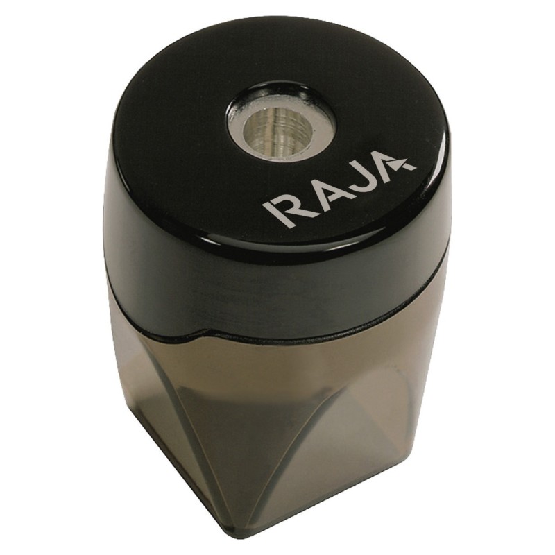RAJA Taille-crayon plastique 1 trou avec réservoir