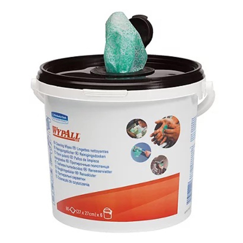 Wypall Lingettes nettoyantes - Seau 90 lingettes
