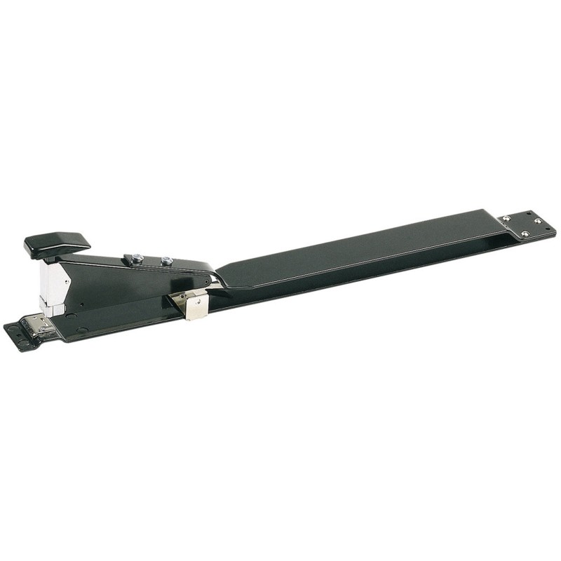 RAPID Agrafeuse long bras manuelle HD12, hautes performances, 40 feuilles, noire