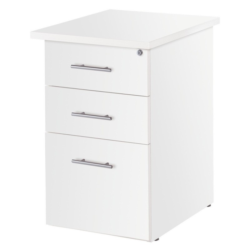 Caisson hauteur bureau Axiome - L.47,5 x H.72,5 x P.80 cm - Blanc