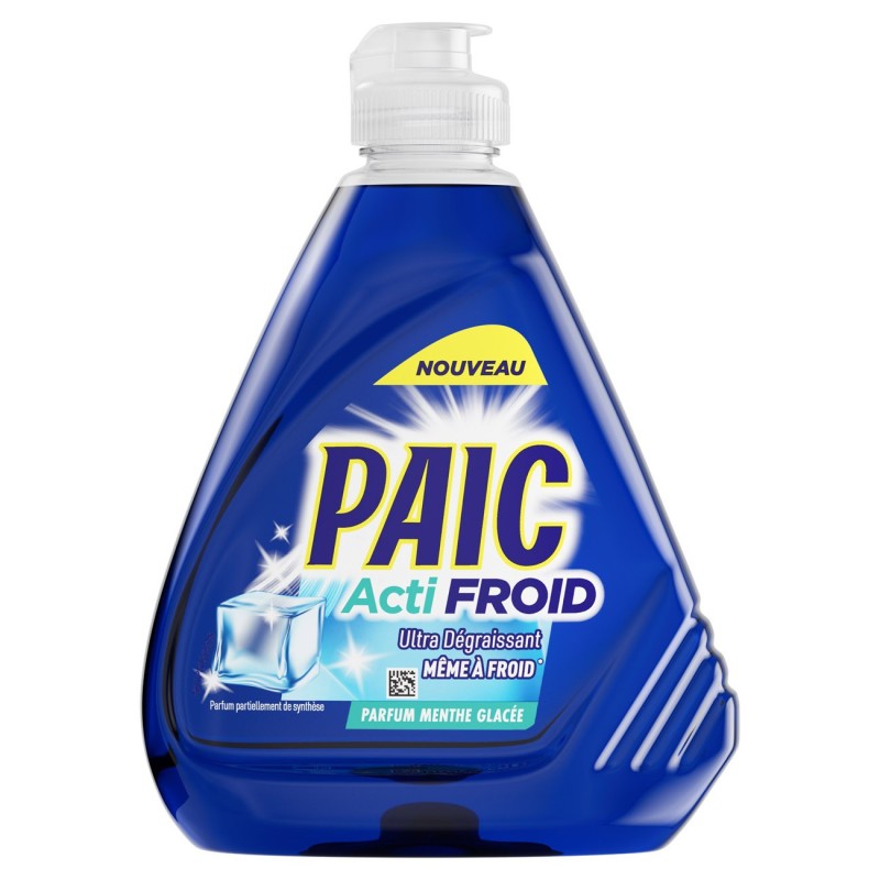 PAIC Liquide vaisselle main Acti Froid Menthe glacée - Flacon de 500 ml