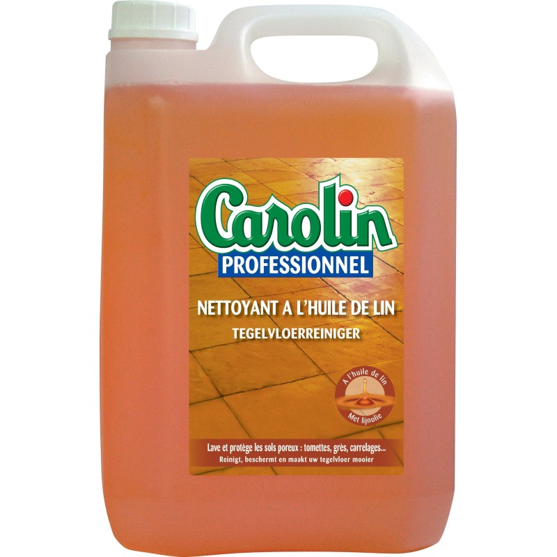 Carolin Nettoyant Carrelages à l'huile de lin - Bidon 5L