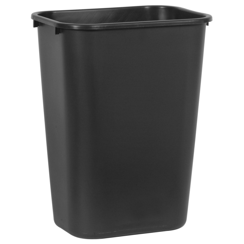 Rubbermaid Commercial Products Rectangulaire corbeille noire