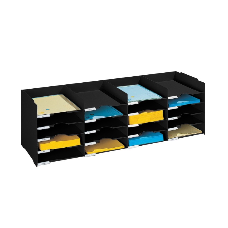 Trieur multicases largeur 90 cm noir