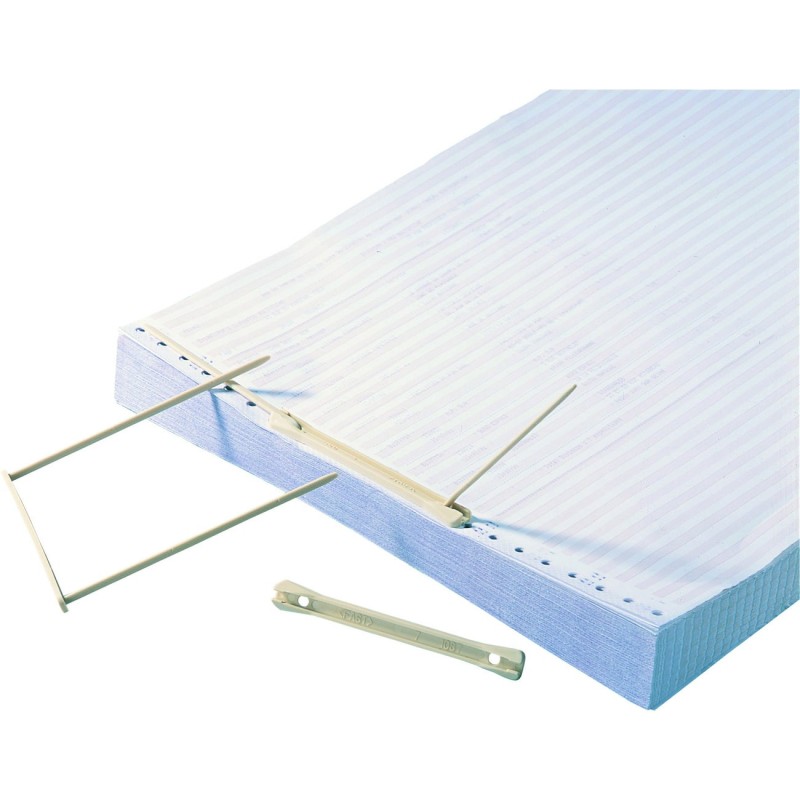 Fast Relieur d'archivage écartement 90 mm plastique beige - Lot de 100