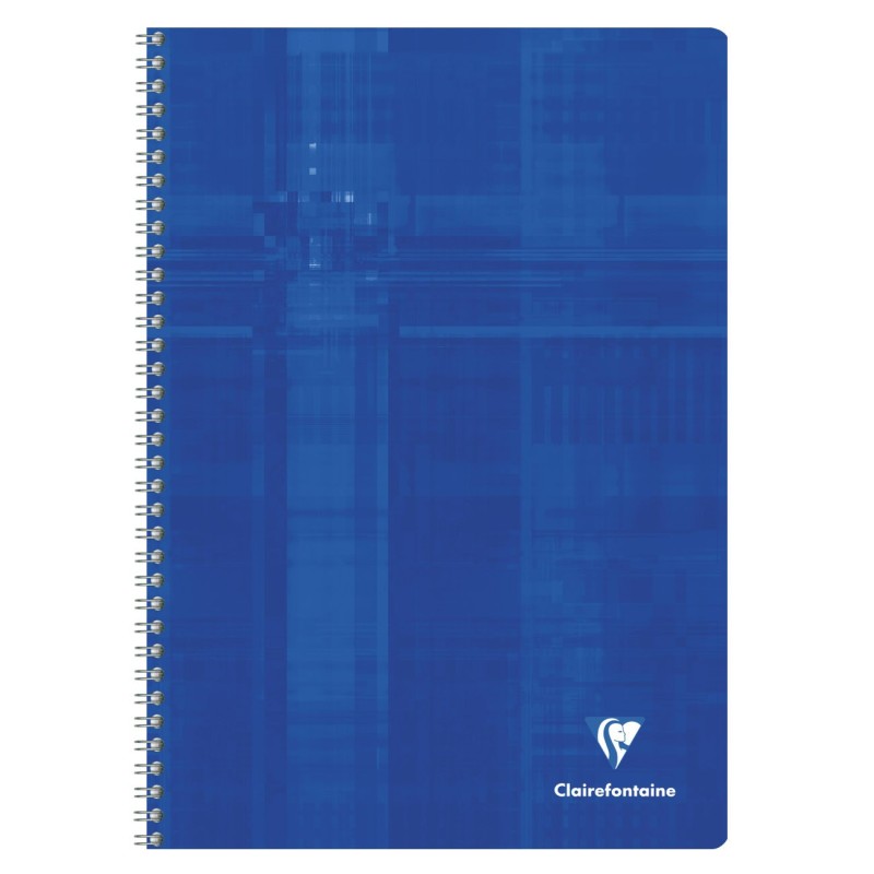 Clairefontaine Cahier à spirale Metric A4 21 x 29,7 cm - 90g - Grands carreaux Séyès - 100 pages