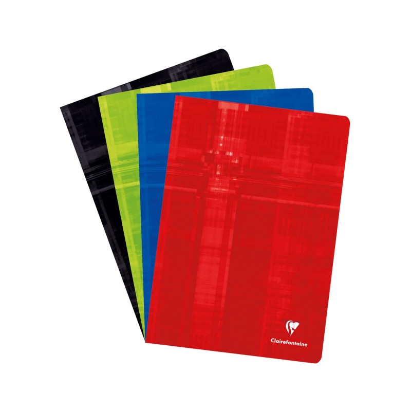 Clairefontaine Cahier piqué Metric A4 21 x 29,7 cm - 90g - Petits carreaux 5x5 - 96 pages