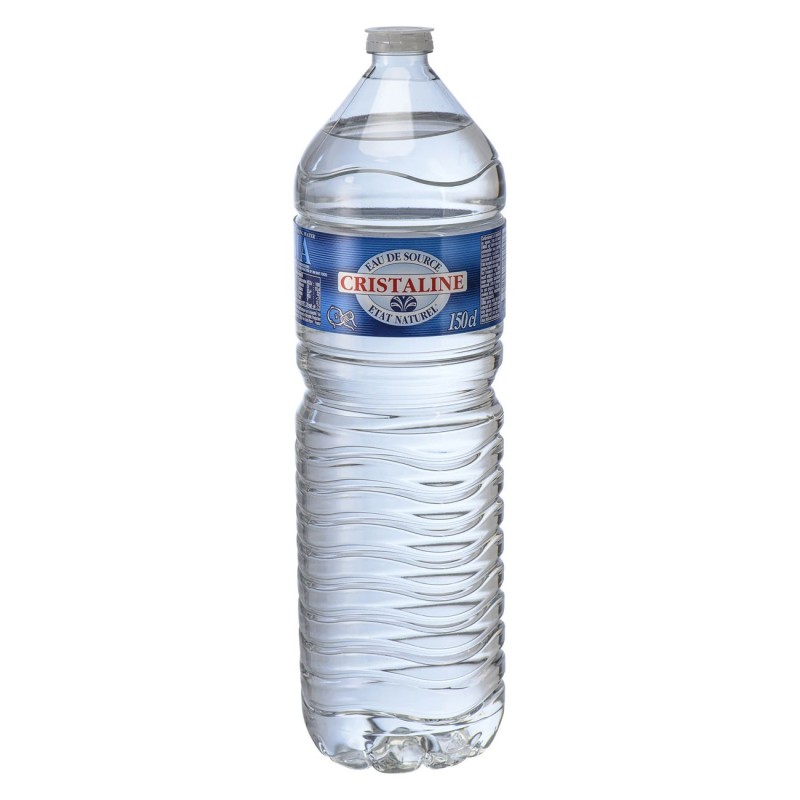Cristaline Eau de source - Lot 12 bouteilles 1,5 L