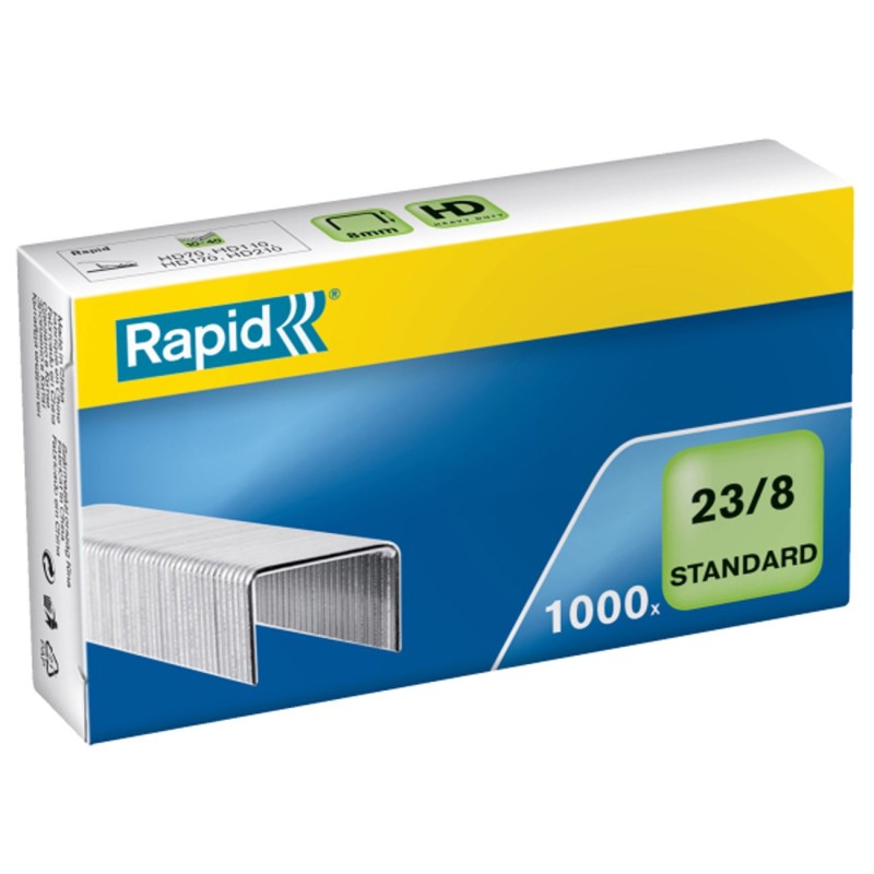Rapid Agrafes  23/8 - Boîte de 1000