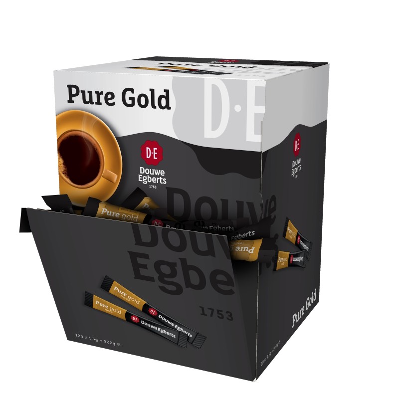 Maison du Café Café instantané Continental Gold Arabica & Robusta - boîte distributrice de 200 doses -300 g