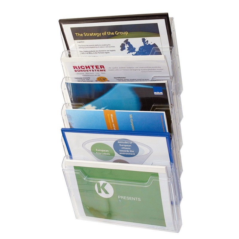 Exacompta Trieur mural 6 cases horizontal