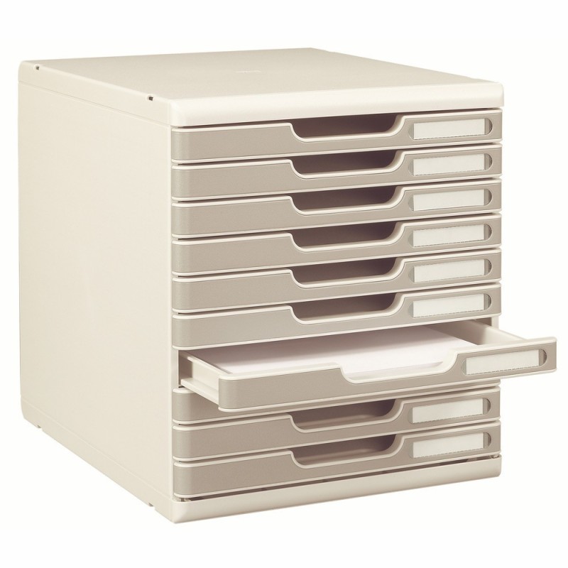 Exacompta Module de classement  Modulo 10 tiroirs - gris