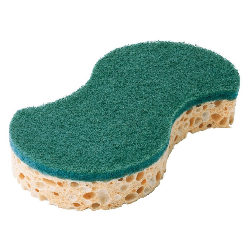 Spontex Eponge Gratounett' verte L.15 x l.8,6 x épaisseur 2,8 cm (Lot de 10)