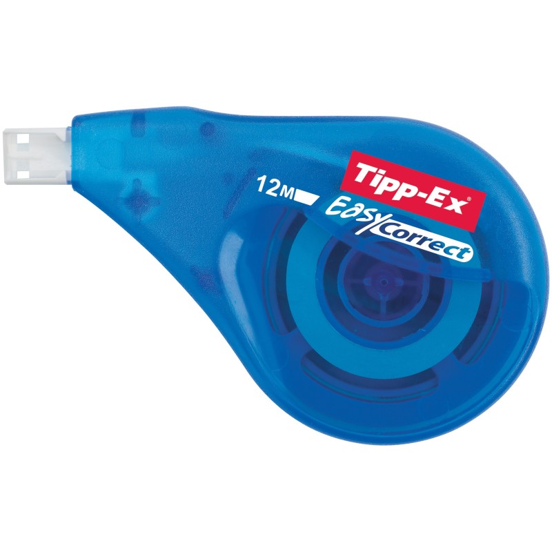 Tipp-Ex Roller de correction à dépose latérale Easy Correct 4,2mm x 12m Bleu translucide