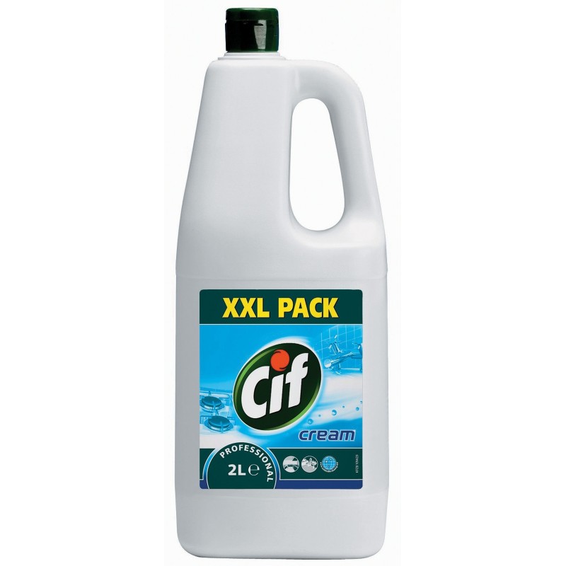 Cif Crème nettoyante polyvalente professionnelle - Nature - Bidon 2L