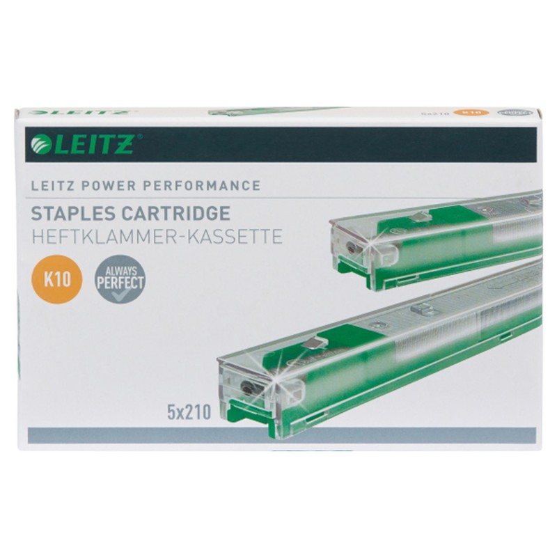 Leitz Agrafes  K10 Vert - 55 feuilles