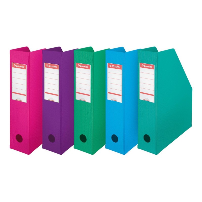 Esselte Porte-revues A4 Vivida - PVC - dos 7 cm - assortis pastel