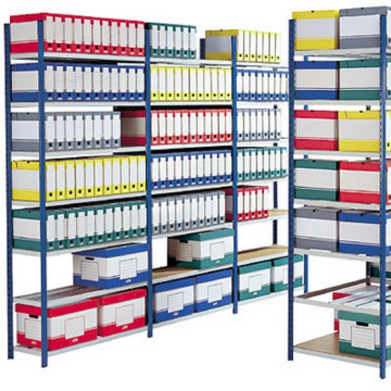 Rayonnage archives Maxipro - Double face - L. 100 x P. 70 cm - Elément Suivant