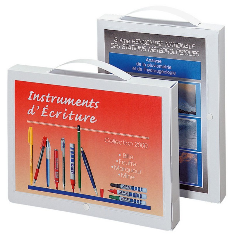Exacompta Boîte de rangement A4, capacité 350 feuilles, 40 mm, blanc
