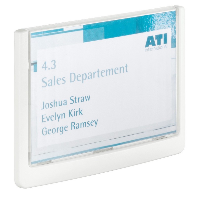 Durable Plaque de porte Click Sign 149x105,5 mm blanc