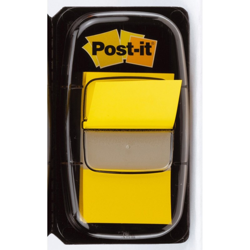 Post-it Marque-pages souples 25 x 43,2 mm - 50 index jaune
