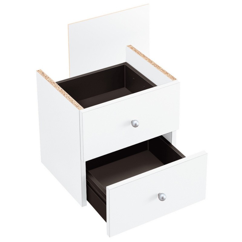 Bloc tiroirs Multicases Color - Blanc
