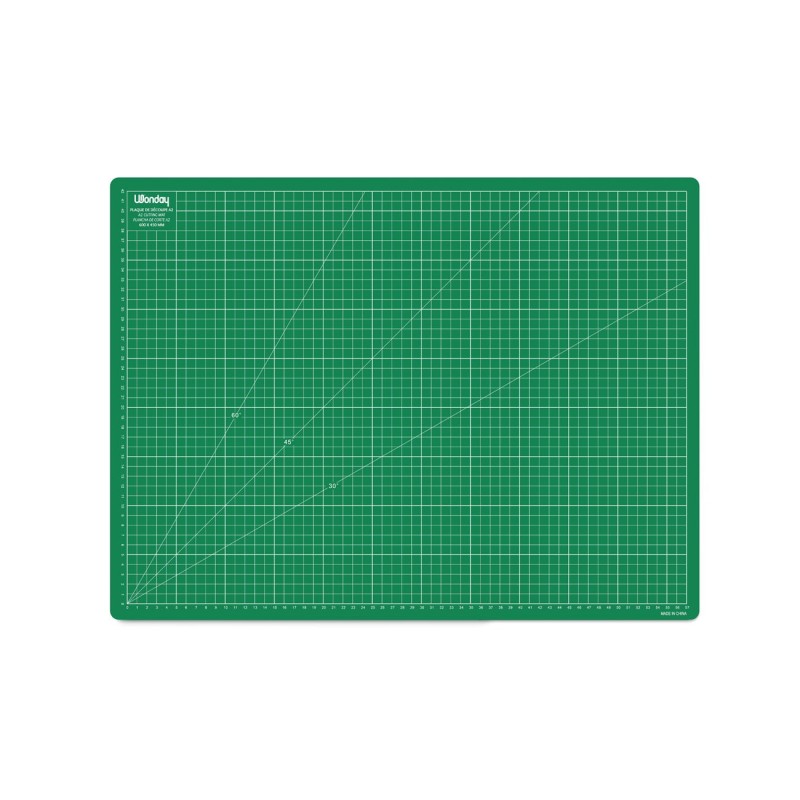 Wonday Plaque de coupe quadrillée - 60 x 45 cm