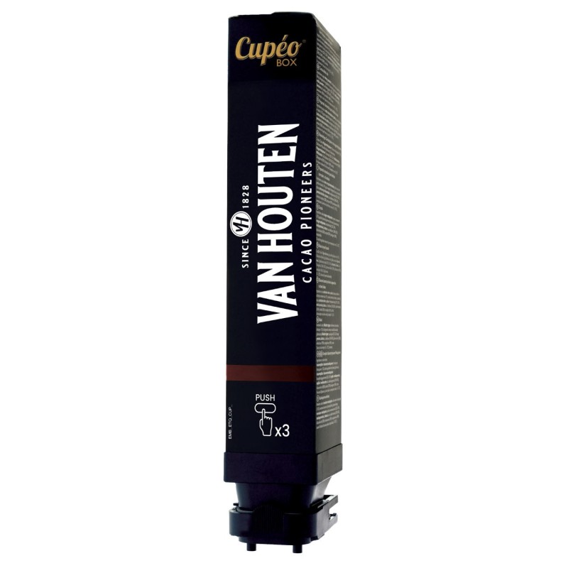 Cupéo Cartouche chocolat Van Houten pour distributeur boisson chaude JEDE - 30 tasses