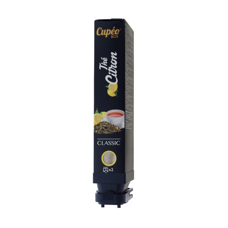 Cupéo Cartouche thé citron pour distributeur boisson chaude JEDE - 65 tasses